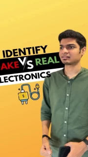 Fake vs real electronics