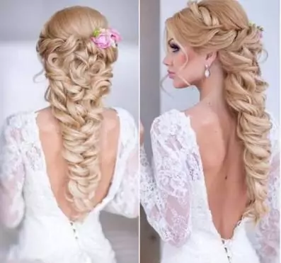 Fish tail braid with a twist... This #hairstyle is cute and feminine-apt  for all occasions. What say ? #braidhairstyle #braid #braided  #partyhairstyle #cutehairstyle #partylook #trendy #trendingonroposo  #trendingfashion #trendingnow #style #styling ...